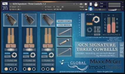 GCN Signature Three Cowbells v1.2 KONTAKT [FREE] 牛玲音源库