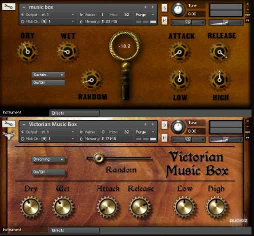 FrozenPlain Dual Music Box KONTAKT 音乐盒\八音盒
