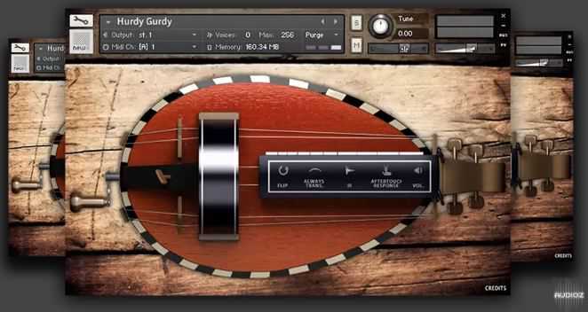 Sonokinetic Hurdy Gurdy KONTAKT [FREE] 中世纪手摇风琴