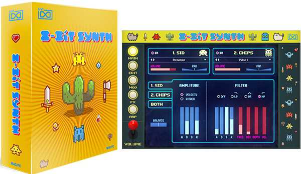 UVI Soundbank 8 Bit Synth 复古电脑游戏机音效 ( 11.6GB )