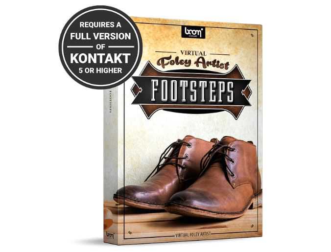 BOOM Library Virtual Foley Artist Footsteps 脚步声音效