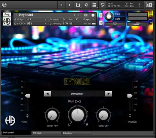 Harmonox Audio Keyboard Kontakt Library KONTAKT FREE 计算机键盘.鼠标音效库 ( 29MB )