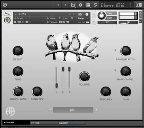 Harmonox Audio Birds KONTAKT WAV FREE鸟叫声\鸟鸣