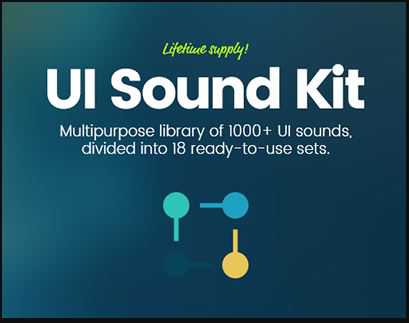 UI Sound Kit Bundle + Clicks&Pops （ UI音效套装 ）