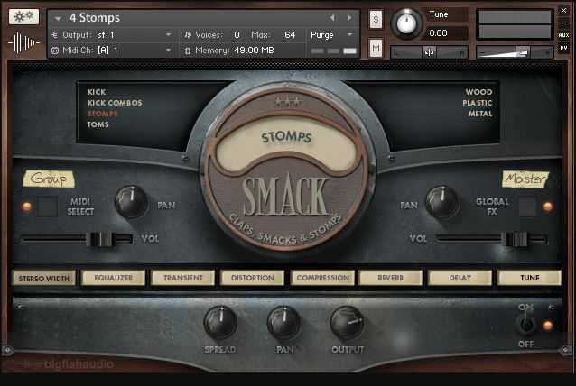 Big Fish Audio SMACK Claps Snaps and Stomps KONTAKT 拍手\脚步\工业特效