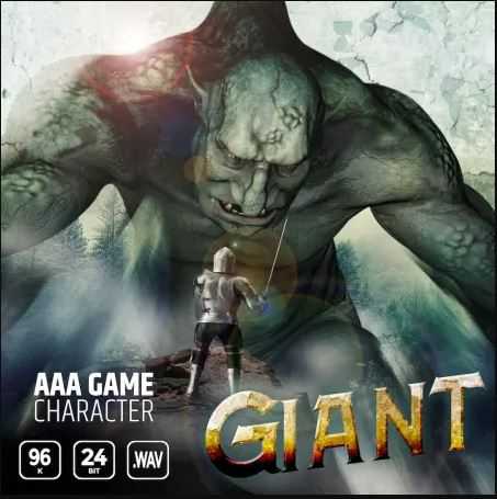 Epic Stock Media AAA Game Character Giant WAV 巨人配音音效库