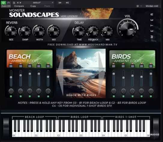 Agus Hardiman MonsterDAW MONSTER Soundscapes v1 环境音效SFX插件