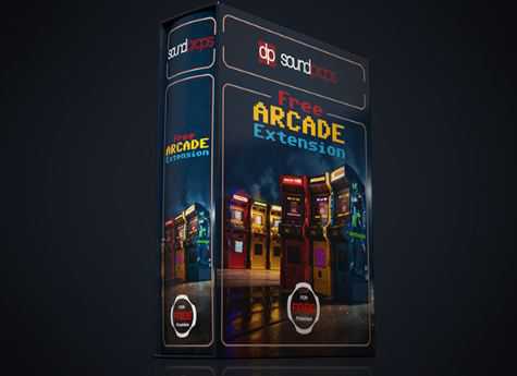 SoundProps Arcade Extension WAV KONTAKT [FREE] 复古街机游戏FX音效库 [ Retro Arcade Games Sample Pack ]