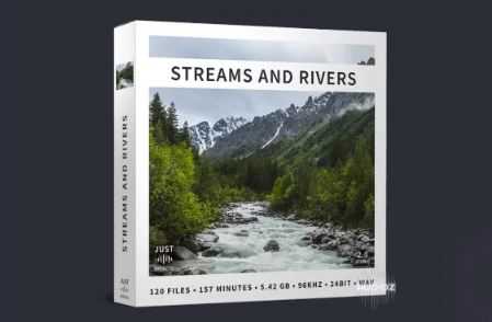 Just Sound Effects Streams and Rivers WAV  溪流河流\流水声音效库