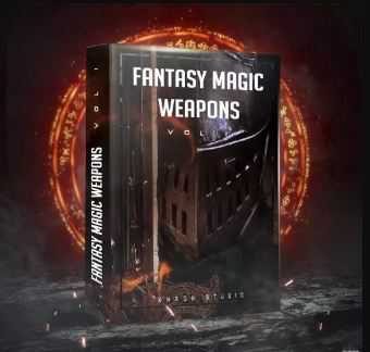 Khron Studio Fantasy Magic Weapons Vol 1 WAV 幻想 魔法 武器 音效库