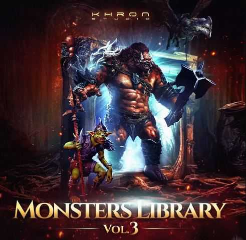 Khron Studio Monster Library Vol 3 WAV 怪物图书馆音效库第三卷