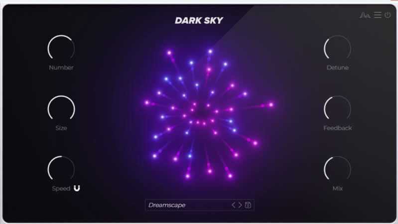 Cymatics Dark Sky 延迟效果
