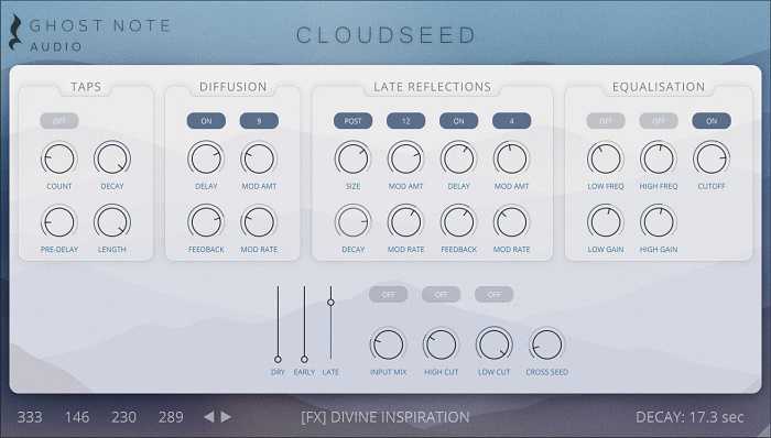 Ghostnoteaudio Cloud Seed v2 混响效果器