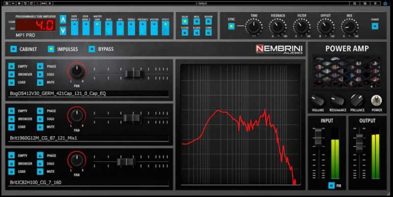 Nembrini Audio Bass Driver & MP1 Pro 吉他放大器