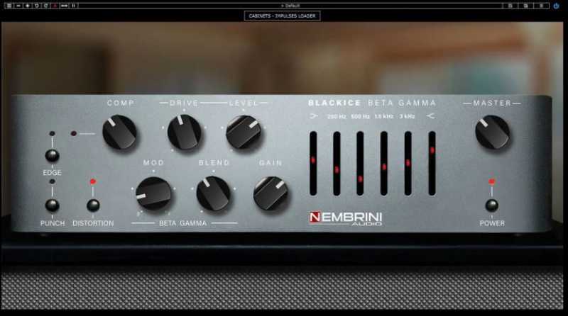 Nembrini Audio NA Blackice Beta Gamma 贝斯音箱模拟
