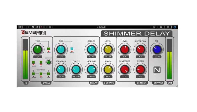 Nembrini Audio Shimmer Delay Ambient Machine 闪耀延迟