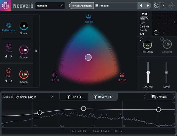 iZotope Neoverb 人工智能混响效果器
