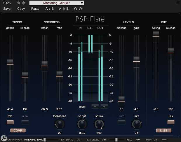 PSPaudioware - PSP Flare 心理声学压缩器