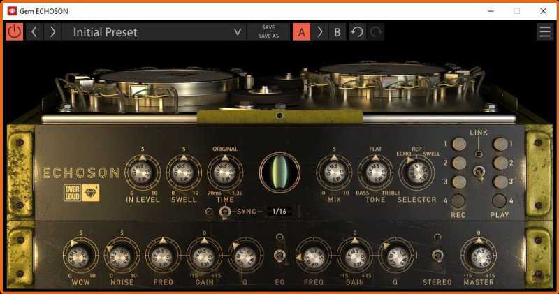 Overloud Gem ECHOSON 模拟传奇延迟
