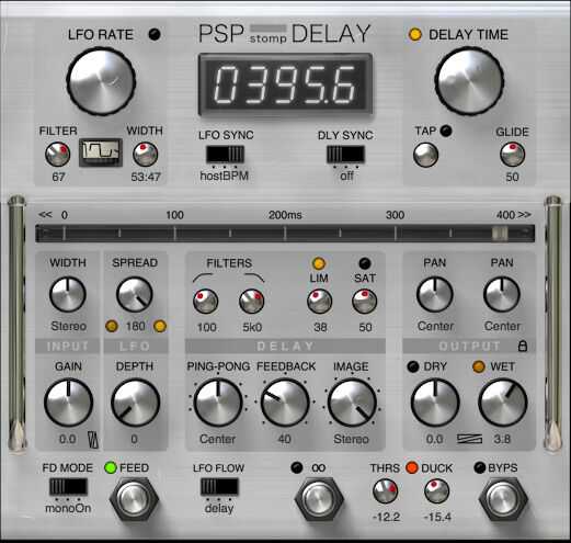 PSPaudioware PSP stompDelay 磁带延迟