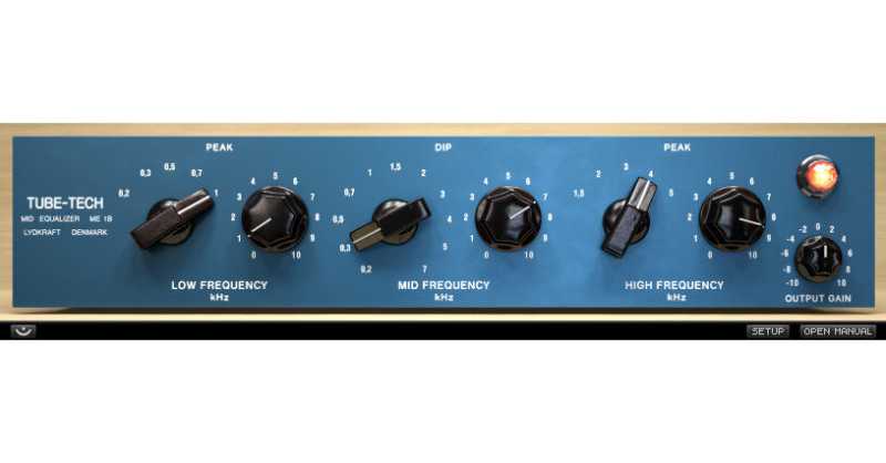 Softube Tube-Tech ME 1B 管驱动均衡器
