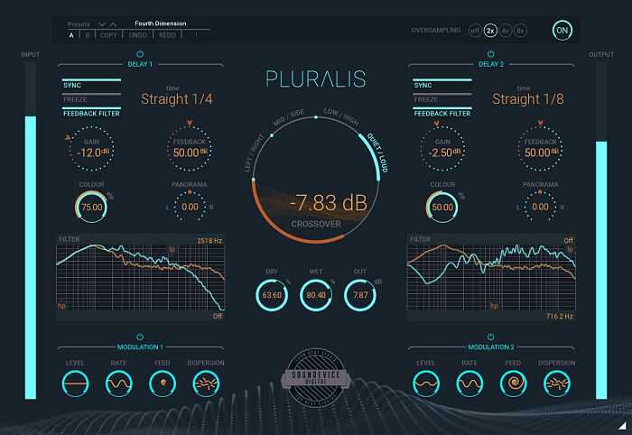 Soundevice Digital Pluralis 延迟效果器
