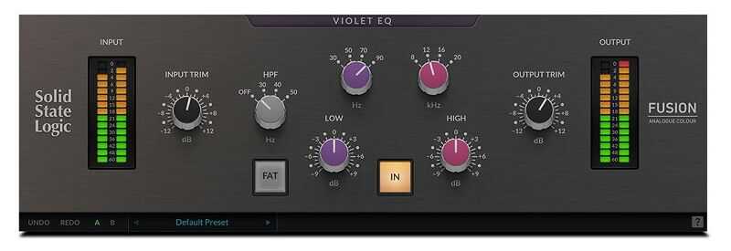 Solid State Logic Fusion Stereo Image 立体声像插件