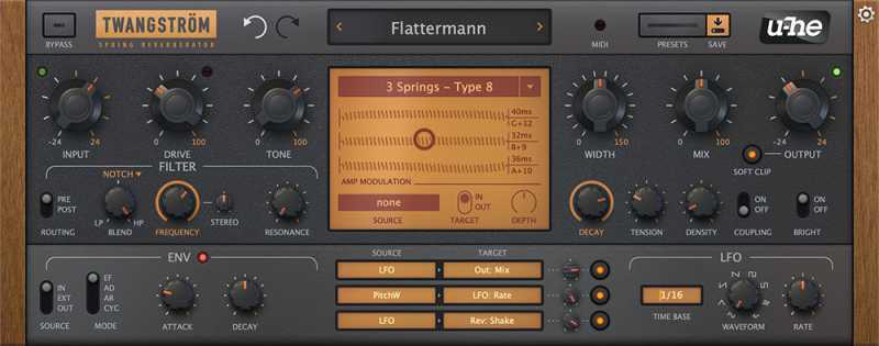 Uhe Twangstorm Spring Reverberator v1.0.2 弹簧混响效果器
