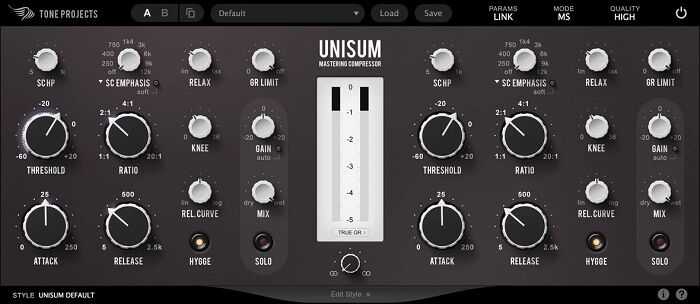 Tone Projects - Unisum 母带压缩器