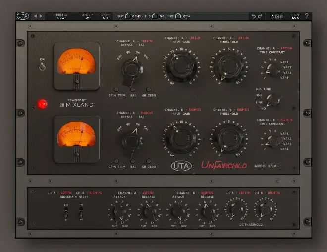 UnderTone Audio UnFairchild 670M mkII v1 压缩和电子管模拟