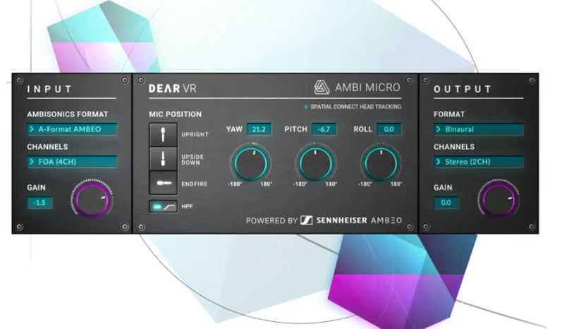 Dear Reality dearVR Ambi Micro 声场效果器