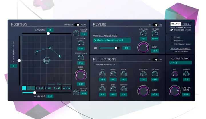 Dear Reality dearVR PRO 2 立体声空间效果