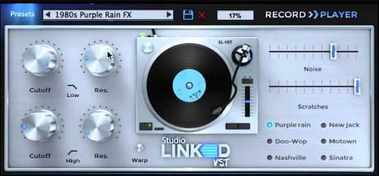 StudioLinked Record Player 留声机效果器