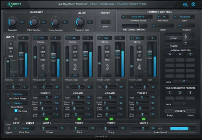 Antares Harmony Engine 智能人声和声发生器