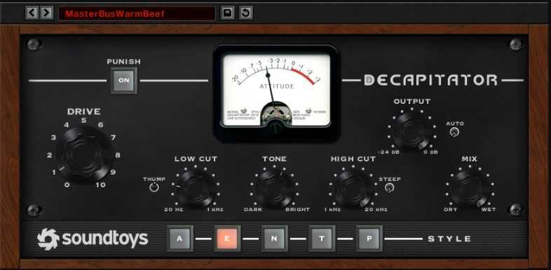 ‌‌Soundtoys Decapitator 音染过载插件