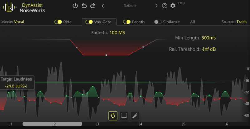 NoiseWorks DynAssist 智能人声编辑