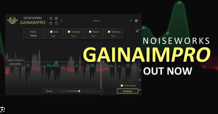 NoiseWorks GainAimPro 智能人声编辑