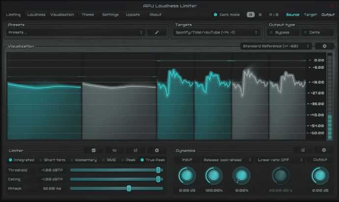 APU Software APU Loudness Limiter v3.5.1 限制器\限幅器 ( 58MB )