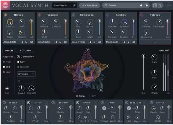 iZotope VocalSynth Pro 电音人声效果插件 ( 300MB )