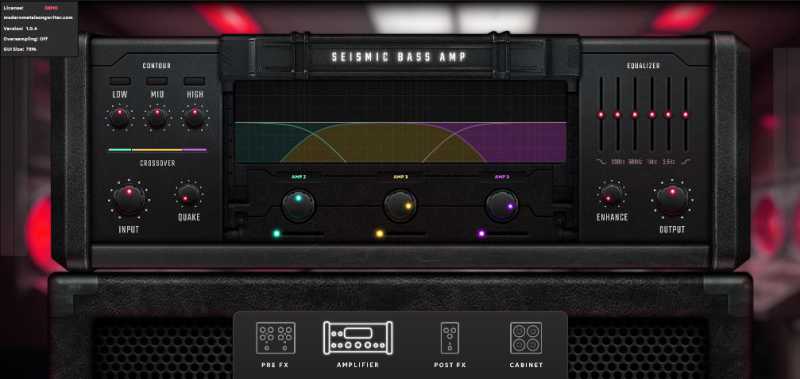 Modern Music Solutions Seismic Bass Suite v1.0.4 贝斯音箱效果器