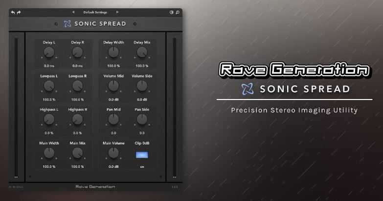 Rave Generation Sonic Spread v1.0.0 立体声插件