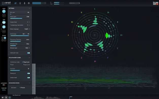 Ircam Lab The Snail v1.4.2 实时调性分析器