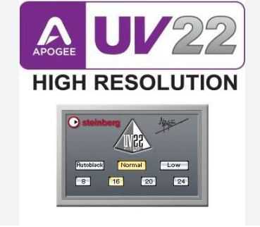 Apogee UV22HR VST 1.0.1.0 母带采样率设定