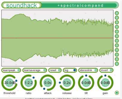 SoundHack Spectral Shapers VST v1.52 极品声音处理器 ( 24.9MB )