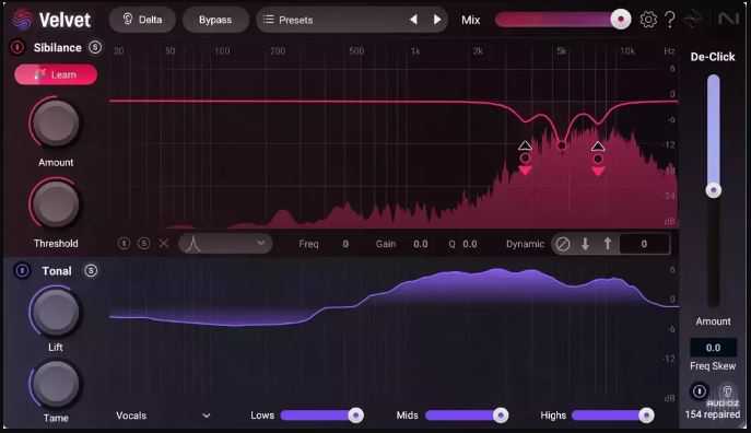 iZotope Velvet v1.0.0 智能齿音消除 ( 33MB )