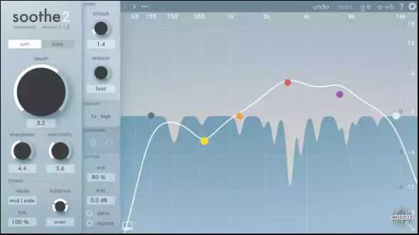 Oeksound Soothe2 v1.1.2 智能动态EQ （ 29.3MB ）
