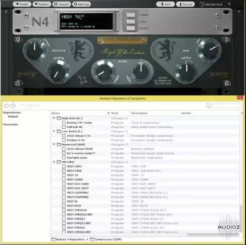 Acustica Audio Nebula 4 v2.2.1 External Libraries Only 综合采样效果器