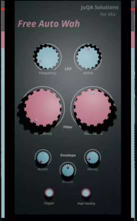 JuQA Solutions Auto Wah v1.0.1 哇音效果器 ( 202MB )