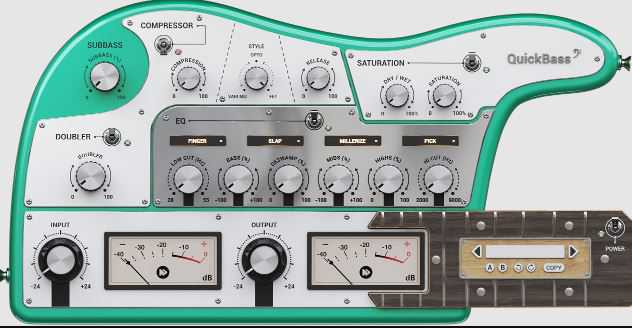 United Plugins Instant Audio Quick Bass v1.2 贝斯效果器