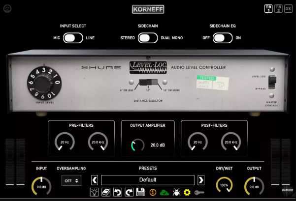 Korneff Audio Shure Level Loc v1.0.2 大师压缩机